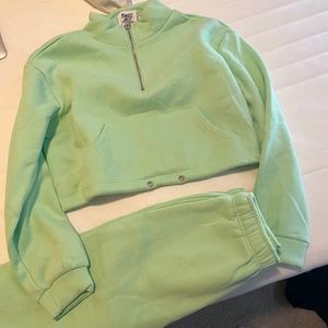 Princess Polly Green Sweatsuit